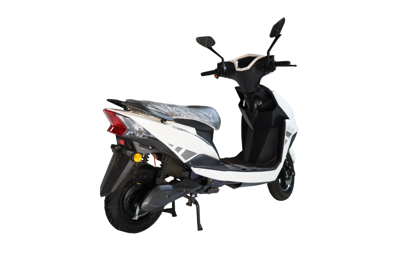 EV E5 White Electric Scooter